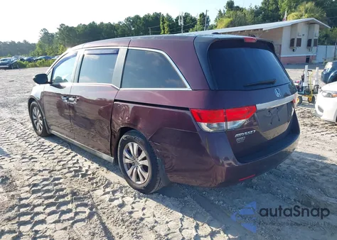 2014 Honda Odyssey Ex-L z USA, uszkodzony, nr VIN 5FNRL5H65EB037784